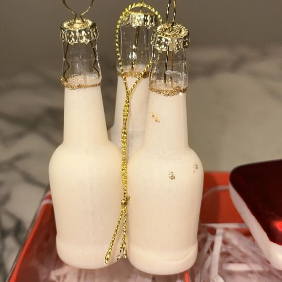 3 NEW Coquito Dominoes Caldero Hispanic Cuban Glass Ornament cafecito Dominican - Picture 3 of 11